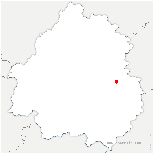 carte de localisation de Flaujagues