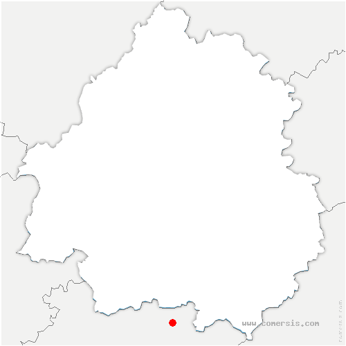 carte de localisation de Glandon