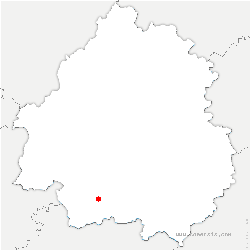 carte de localisation de Ladignac-le-Long