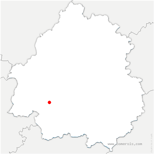 carte de localisation de Laveyssière