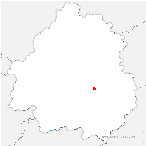 carte de localisation de Mainzac