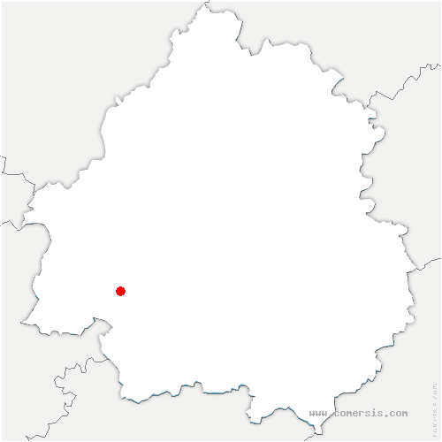 carte de localisation de Malemort