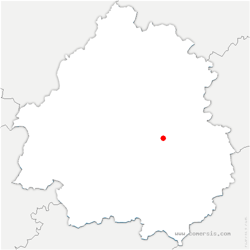 carte de localisation de Marthon