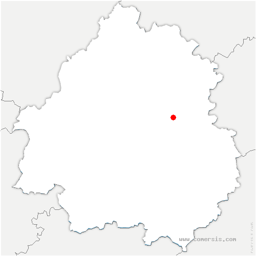 carte de localisation d'Orgedeuil