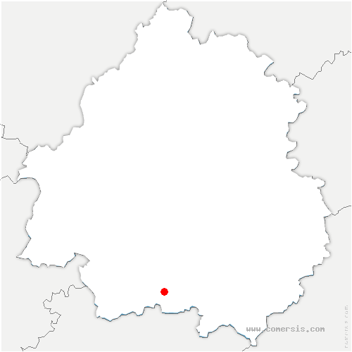 carte de localisation de la Roche-l'Abeille