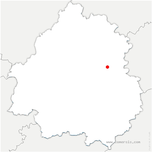 carte de localisation de Rouzède