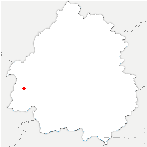 carte de localisation de Saint-Aulaire