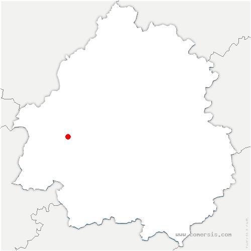 carte de localisation de Saint-Bonnet-l'Enfantier