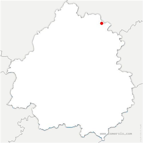 carte de localisation de Saint-Priest-les-Fougères