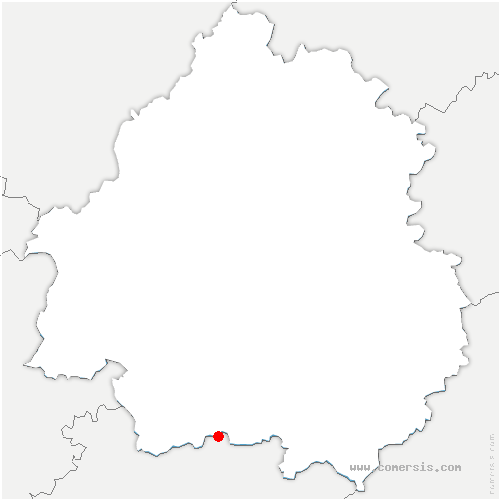 carte de localisation de Saint-Romain