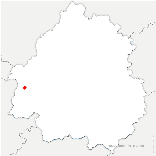 carte de localisation de Saint-Solve