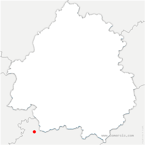 carte de localisation de Sauvignac