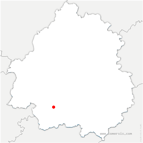 carte de localisation de Sérilhac