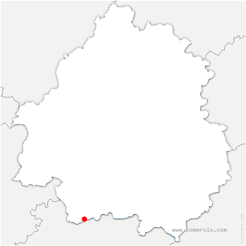 carte de localisation de Serres-et-Montguyard