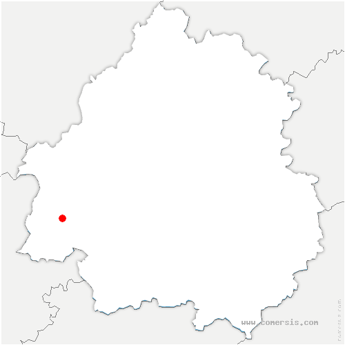 carte de localisation de Varetz