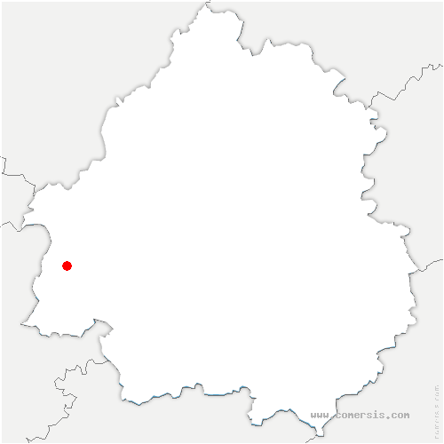 carte de localisation de Vars-sur-Roseix