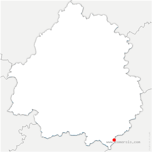 carte de localisation de Villefranche-du-Périgord