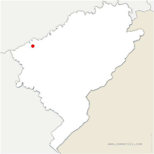 carte de localisation d'Auxon-Dessous