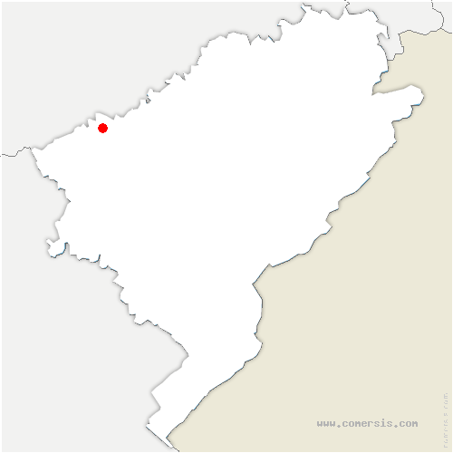 carte de localisation d'Auxon-Dessus