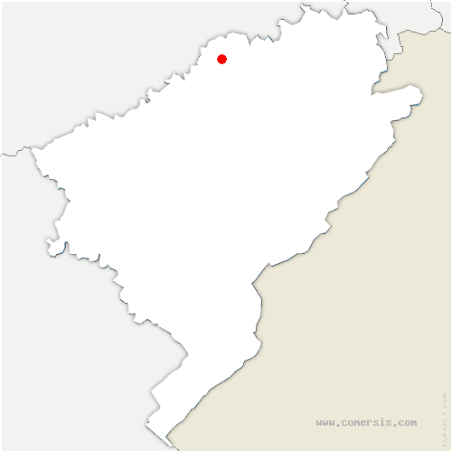 carte de localisation de la Barre