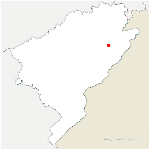 carte de localisation de Battenans-Varin