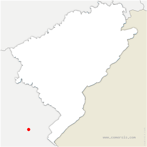 carte de localisation de Bresilley