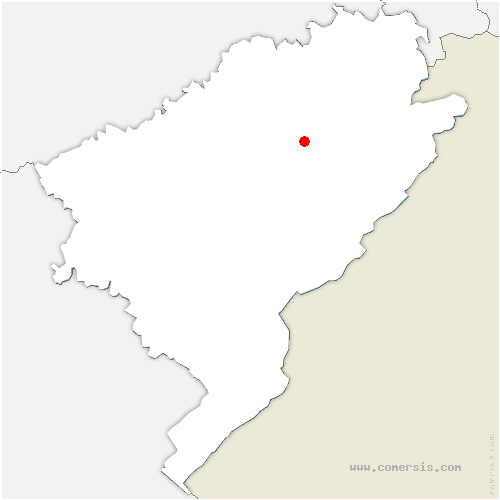 carte de localisation de la Chapelle-sur-Furieuse