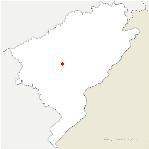 carte de localisation de Charbonnières-les-Sapins
