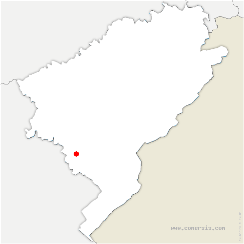 carte de localisation de Châtenois-les-Forges