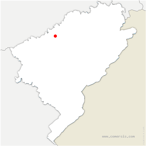 carte de localisation de Chaudefontaine