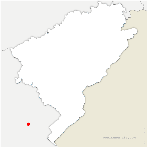 carte de localisation de Chaumercenne