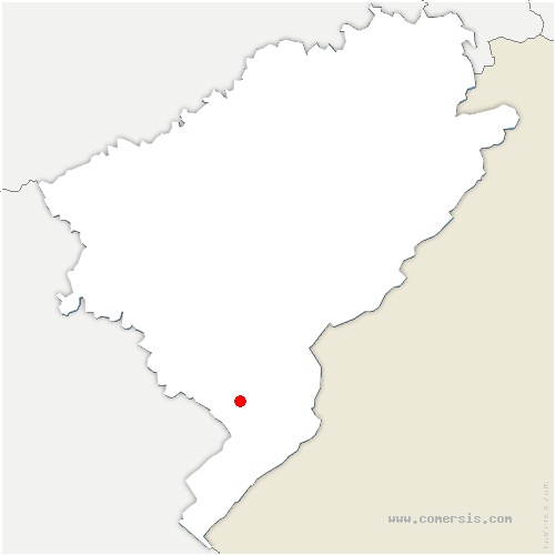 carte de localisation de Chaux-la-Lotière