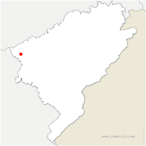 carte de localisation de Corcondray