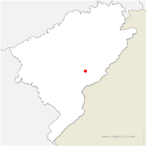 carte de localisation de Dampvalley-lès-Colombe