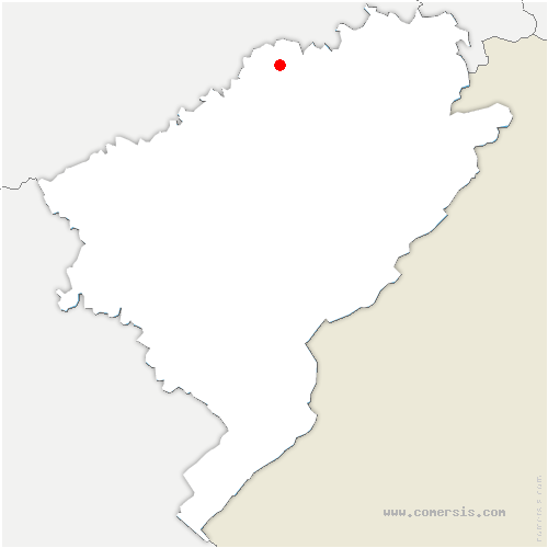 carte de localisation d'Évans