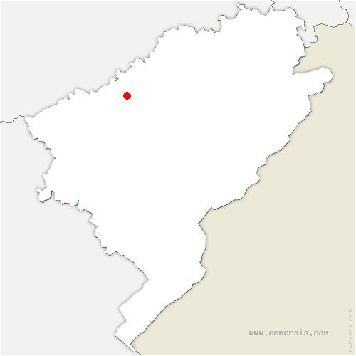 carte de localisation de Marchaux-Chaudefontaine