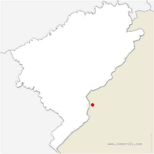 carte de localisation de Maussans