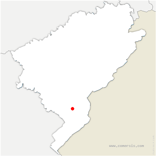 carte de localisation de Neuvelle-lès-Cromary