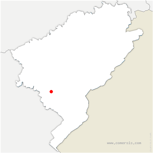 carte de localisation de Saint-Gand
