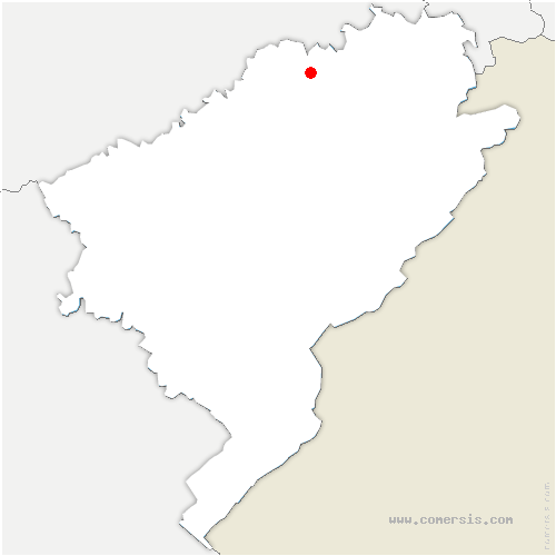carte de localisation de Salans