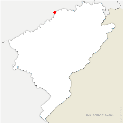 carte de localisation de Saligney