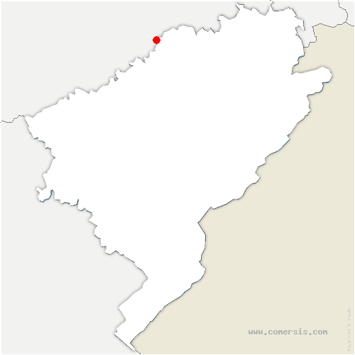 carte de localisation de Sermange