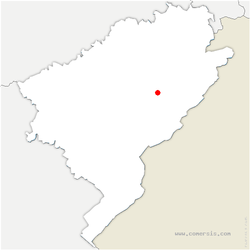 carte de localisation de Thésy