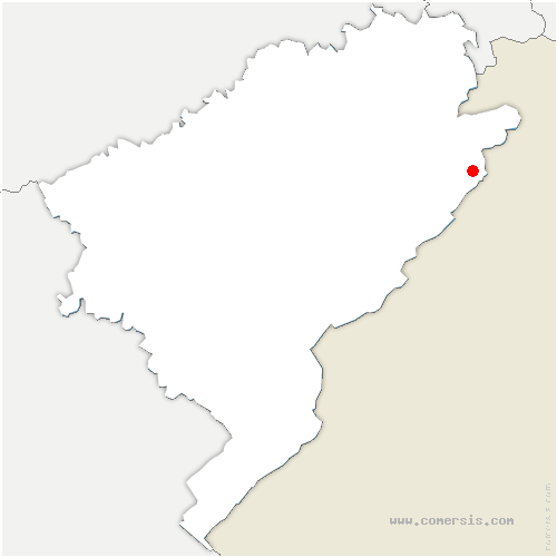carte de localisation de Urtière