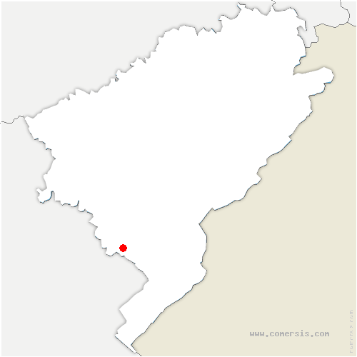 carte de localisation de Velleclaire