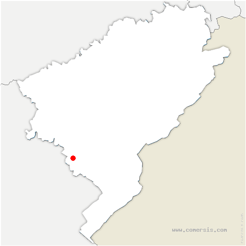 carte de localisation de Vellemoz