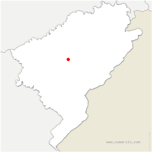 carte de localisation de Verrières-du-Grosbois