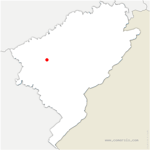 carte de localisation de la Vèze