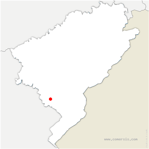 carte de localisation de Villers-Chemin-et-Mont-lès-Étrelles