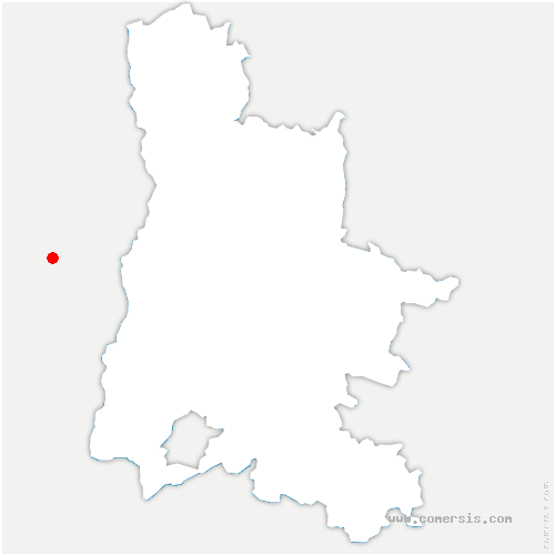 carte de localisation d'Agnin